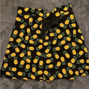Pineapple Print Skirt